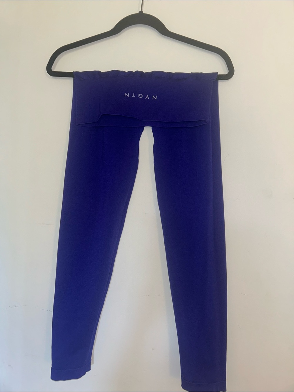 NVGTN Deep Purple Foldover Waist Leggings